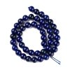 sz32 Lapis lazuli kamień naturalny 8mm pasmo sznur 38cm